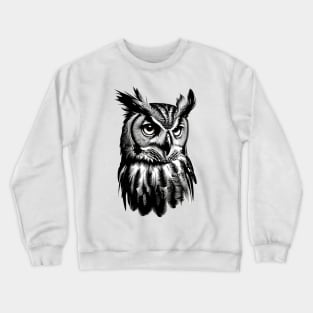 Great Horned Owl Crewneck Sweatshirt